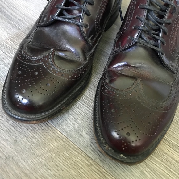 Hanover Brogue Lace-Up Wingtip Dress Shoes *READ* - Picture 3 of 8